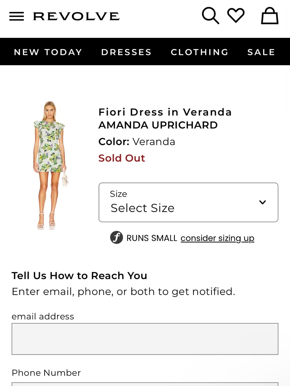 Amanda Uprichard Fiori Veranda Floral Ruffle Cup Sleeves Mini Dress NWT $260 - Picture 6 of 8